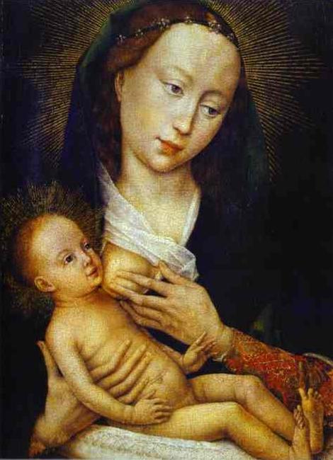 Rogier van der Weyden Madonna and Child oil painting image